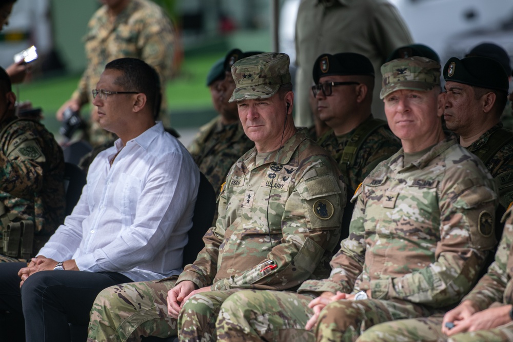 U.S. Army South Commander General Ryan visits service members in Panama