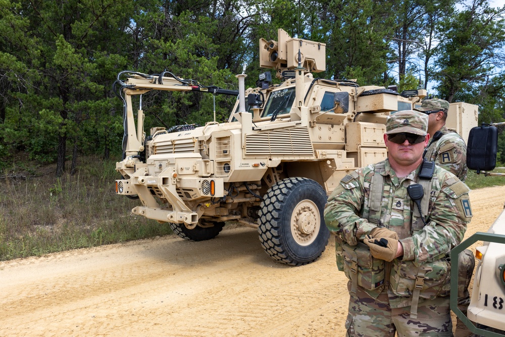 First Army OC/T Observes Route Clearance