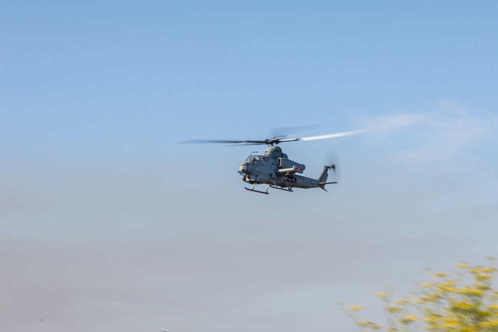 1st Bn., 1st Marines, HMLA-369, MAG 39 conduct fire support coordination exercise