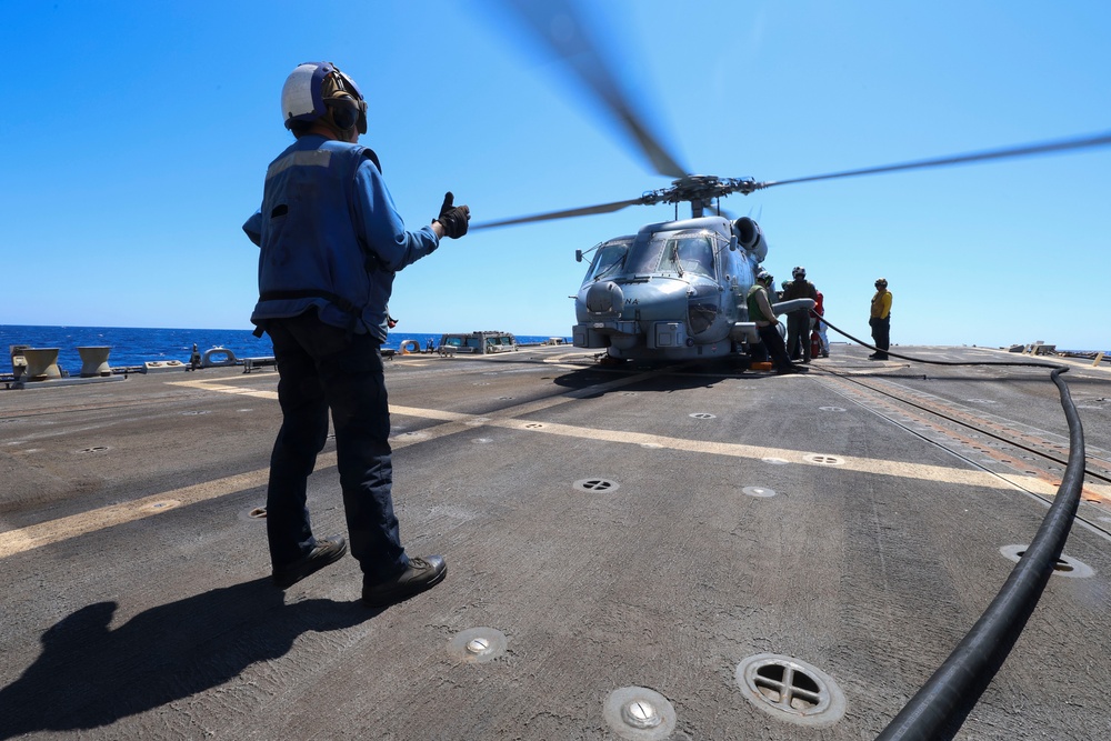 USS Bainbridge (DDG 96) Flight Deck Operations