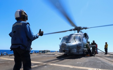 USS Bainbridge (DDG 96) Flight Deck Operations