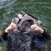Rear Adm. Wolfson Diving Operation