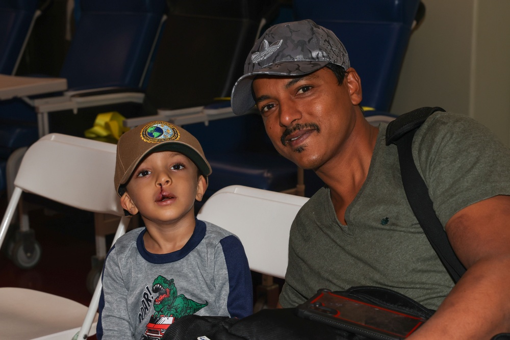 USNS Comfort Discharges Patients