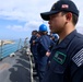 USS Bainbridge (DDG 96) Sailors Man the Rails