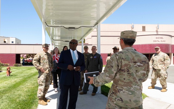 UC 25 DV Tour at Travis Air Force Base