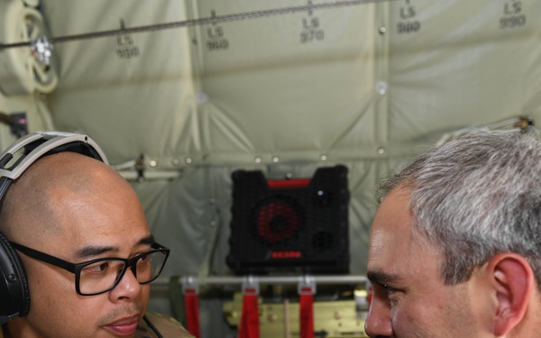 UC 25 DV Tour at Travis Air Force Base