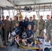 Rear Adm. Wolfson Diving Operation