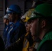 Abraham Lincoln conducts a replenishment-at-sea with USNS Earl Warren