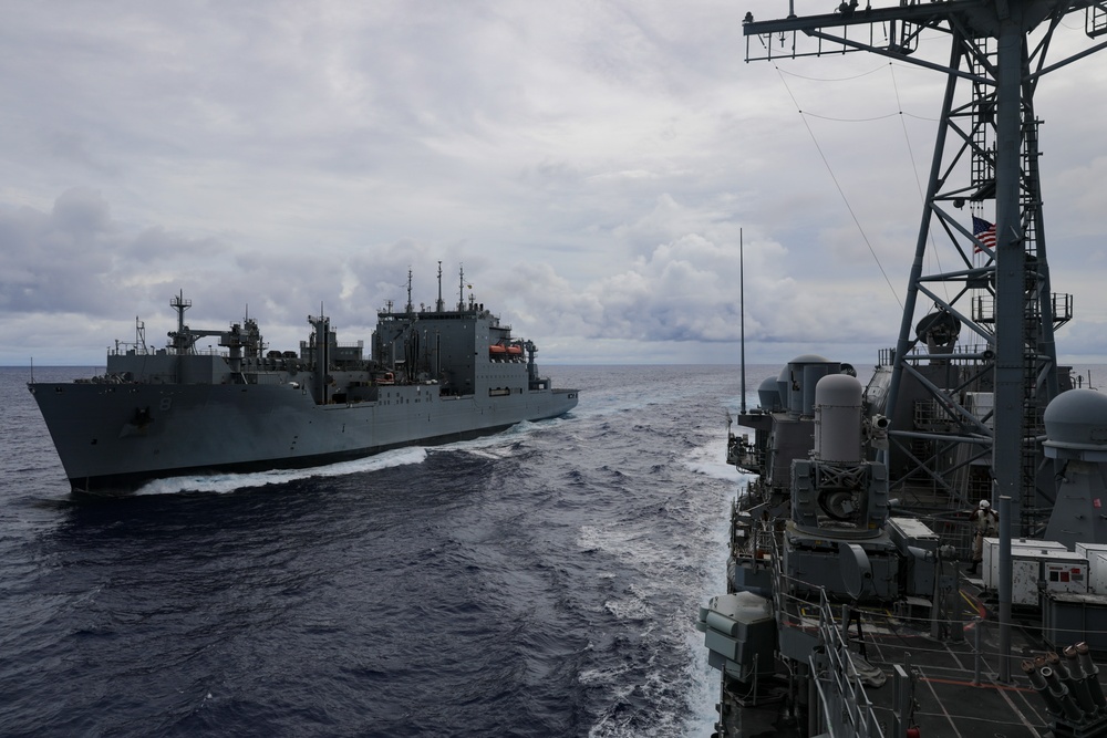 USS Princeton conducts routine operations while underway with Carrier Strike Group 1