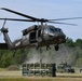 Soldiers practice sling load operations at Northern Strike 25-2