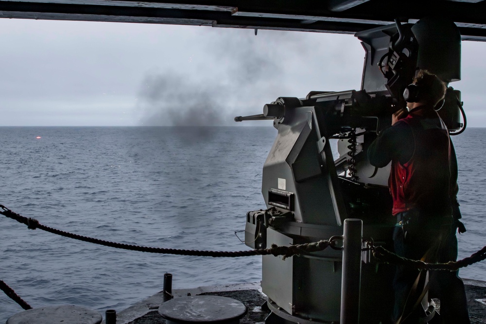 Abraham Lincoln conducts live fire event