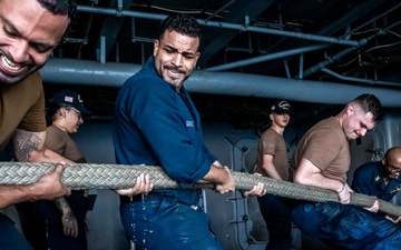 USS Gerald R. Ford (CVN 78) Departs Marseille, France