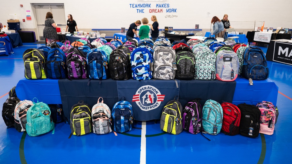 Team Minot hosts eighth consecutive Back-to-School Supplies Brigade for students