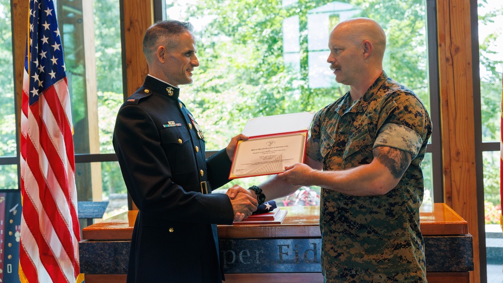 Chief Warrant Officer 5 Adam Bergeron Retirement Ceremony