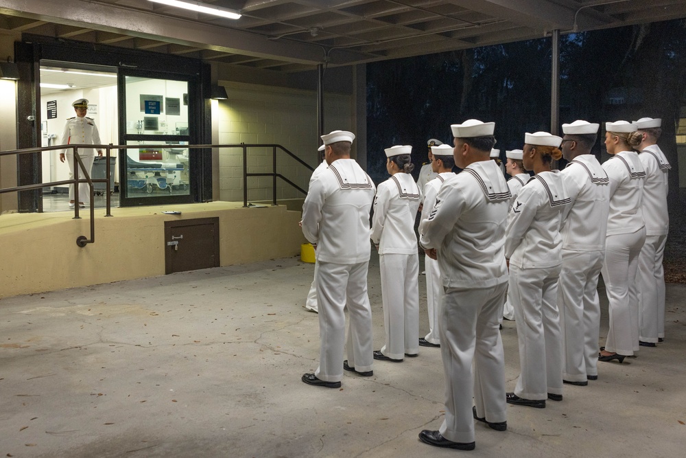 MCAS Beaufort Branch Health Clinic uniform inspection