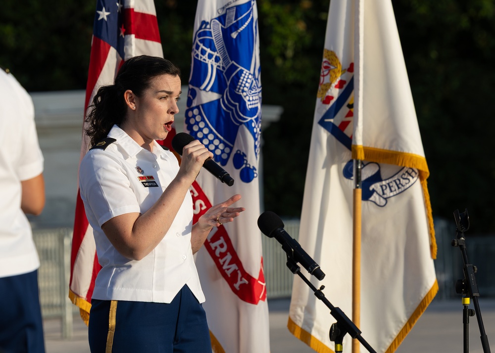 Army Chorus performs at U.S. Capitol