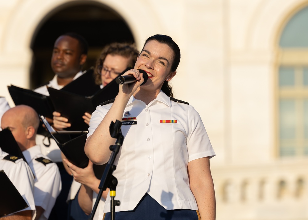 Army Chorus performs at U.S. Capitol