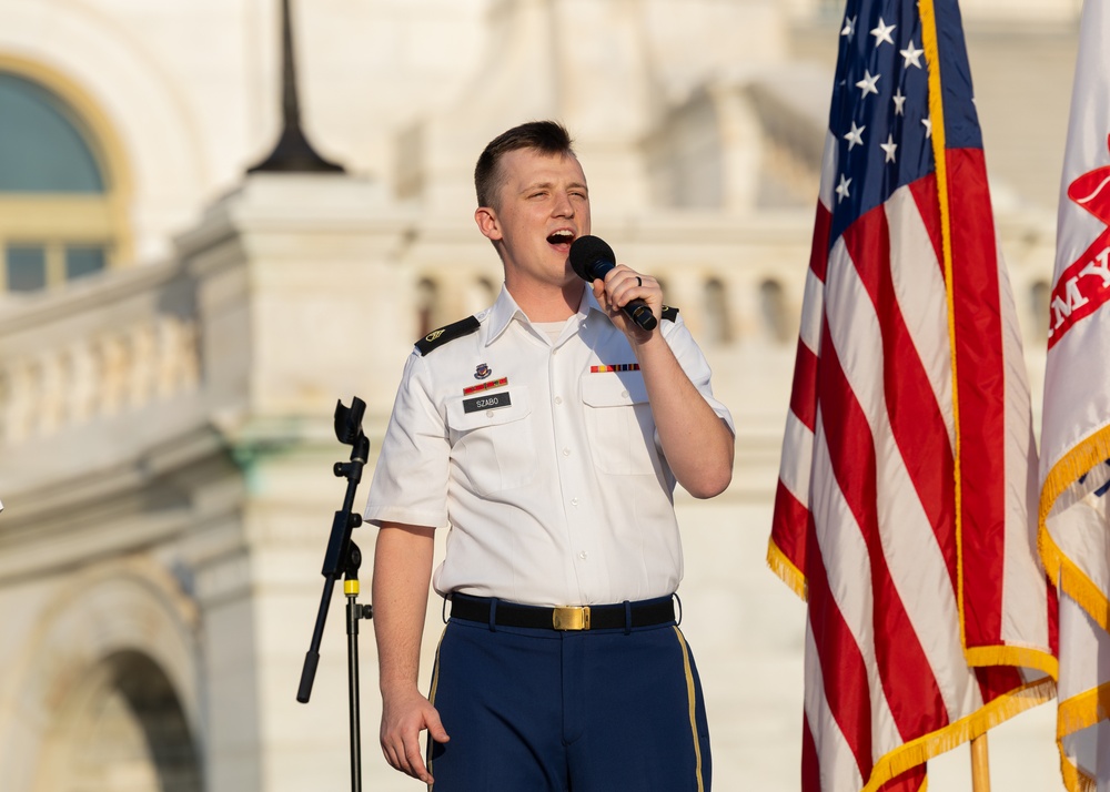 Army Chorus performs at U.S. Capitol