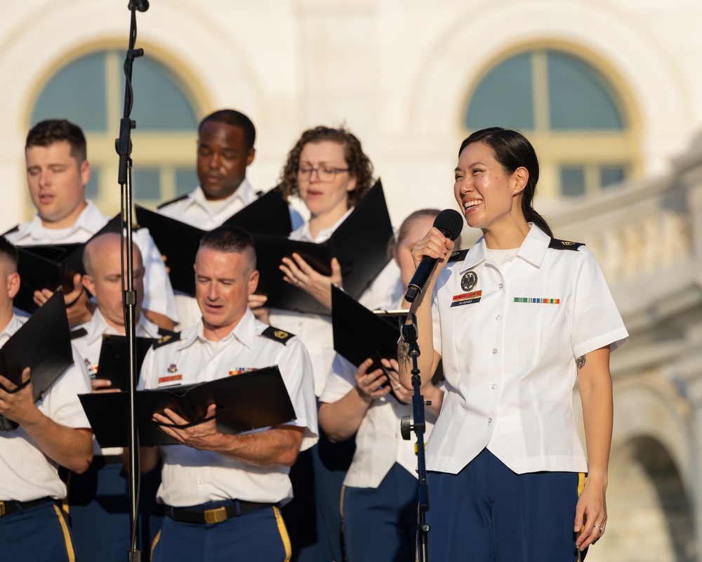 Army Chorus performs at U.S. Capitol