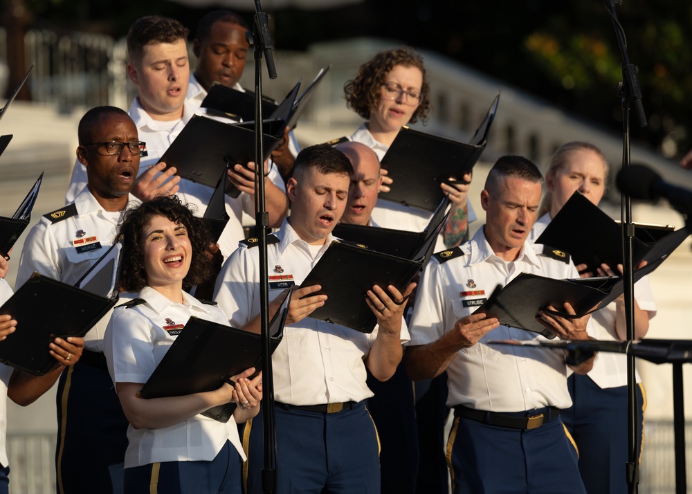 Army Chorus performs at U.S. Capitol