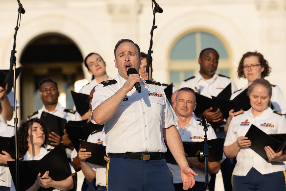 Army Chorus performs at U.S. Capitol