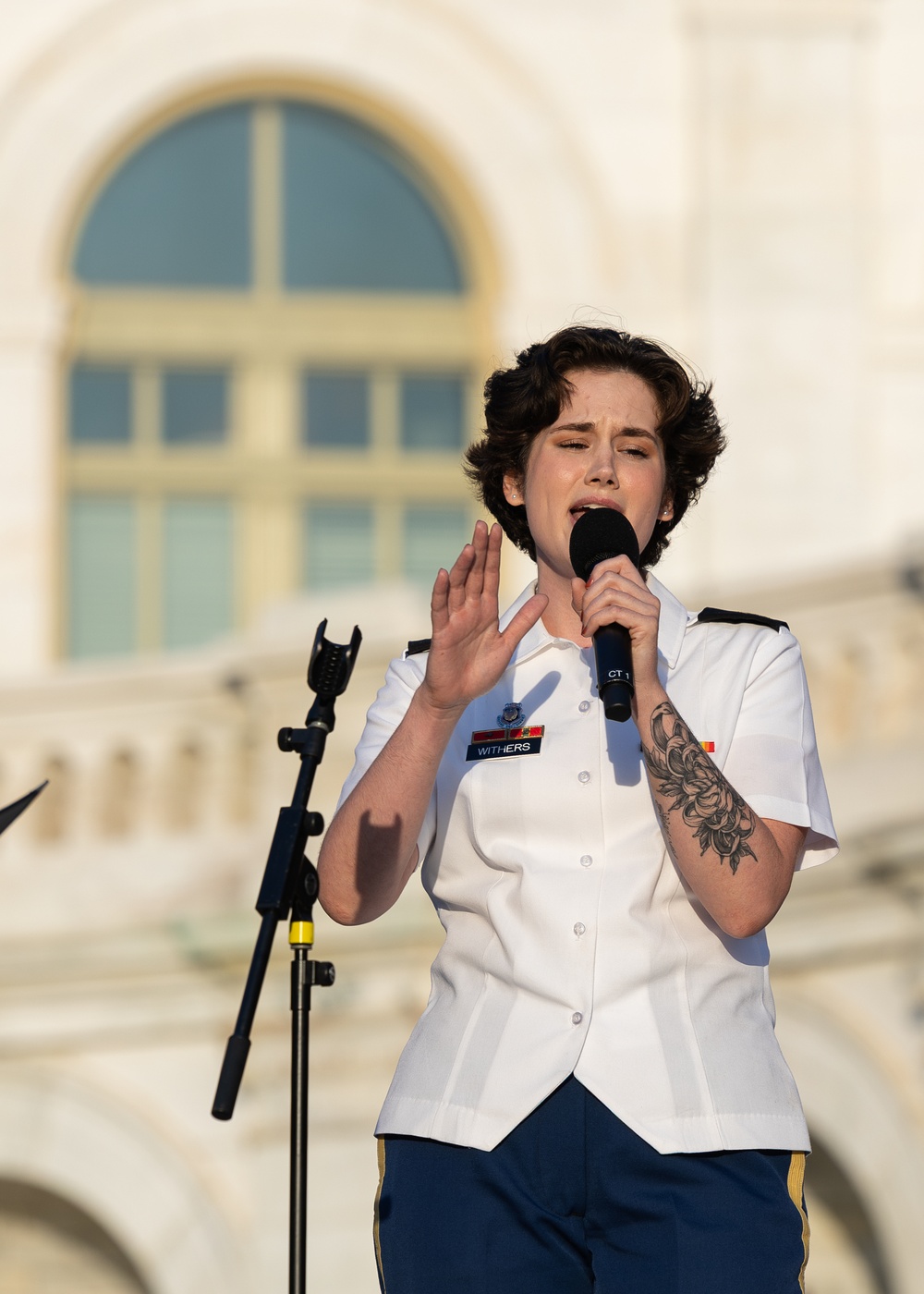 Army Chorus performs at U.S. Capitol