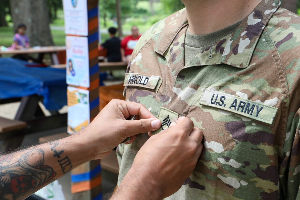Staff Sgt Arnold Promotion Ceremony