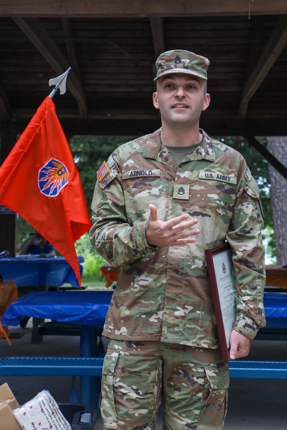 Staff Sgt Arnold Promotion Ceremony