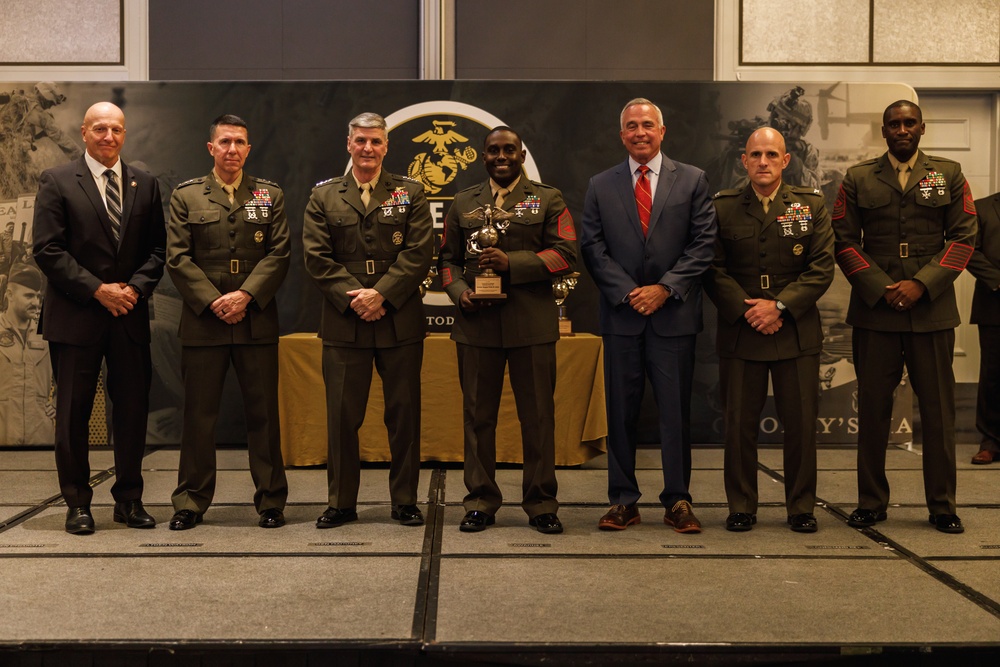 TECOM Members recognized during MCA Training and Education Awards Dinner