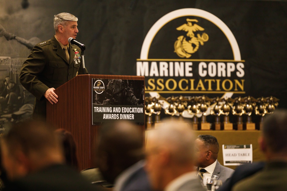 TECOM Members recognized during MCA Training and Education Awards Dinner