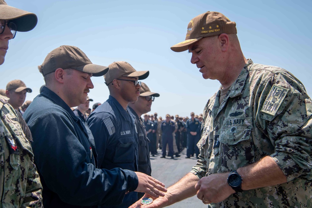 Vice Adm. McLane Visit