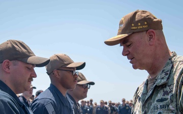 Vice Adm. McLane Visit