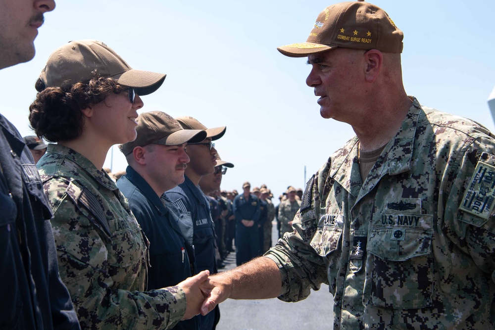 Vice Adm. McLane Visit