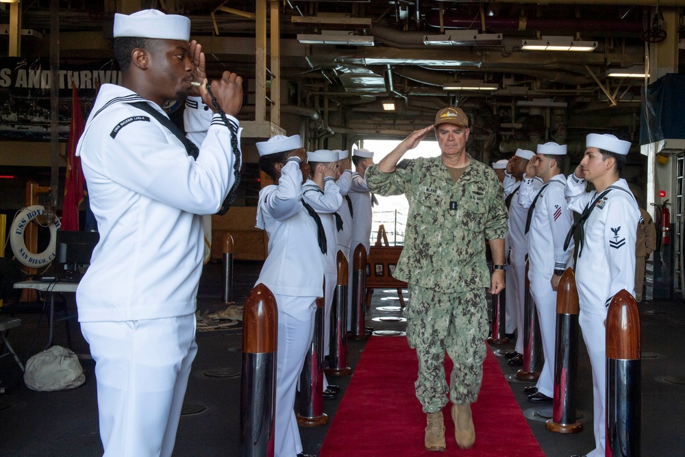 Vice Adm. McLane Visit