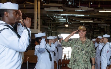 Vice Adm. McLane Visit