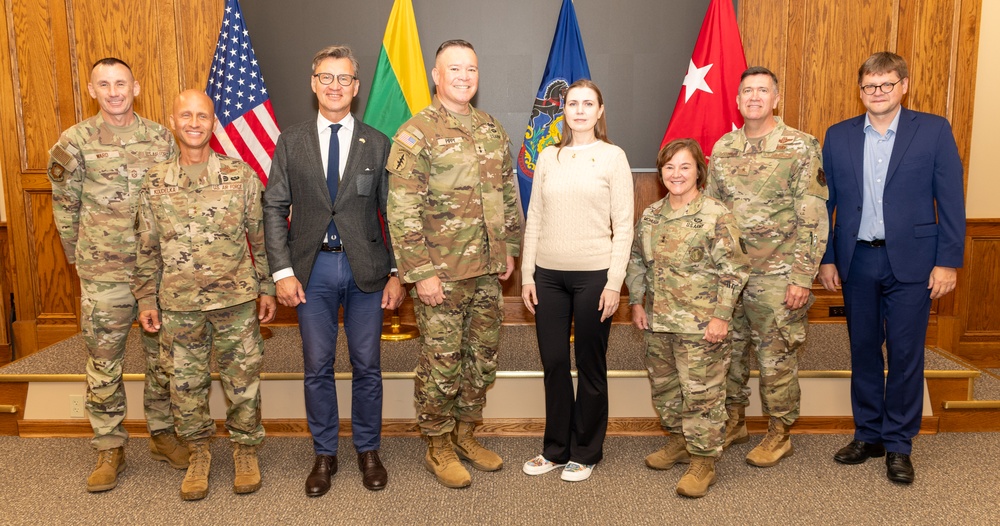 Pa. National Guard hosts Lithuania’s Minister of National Defense