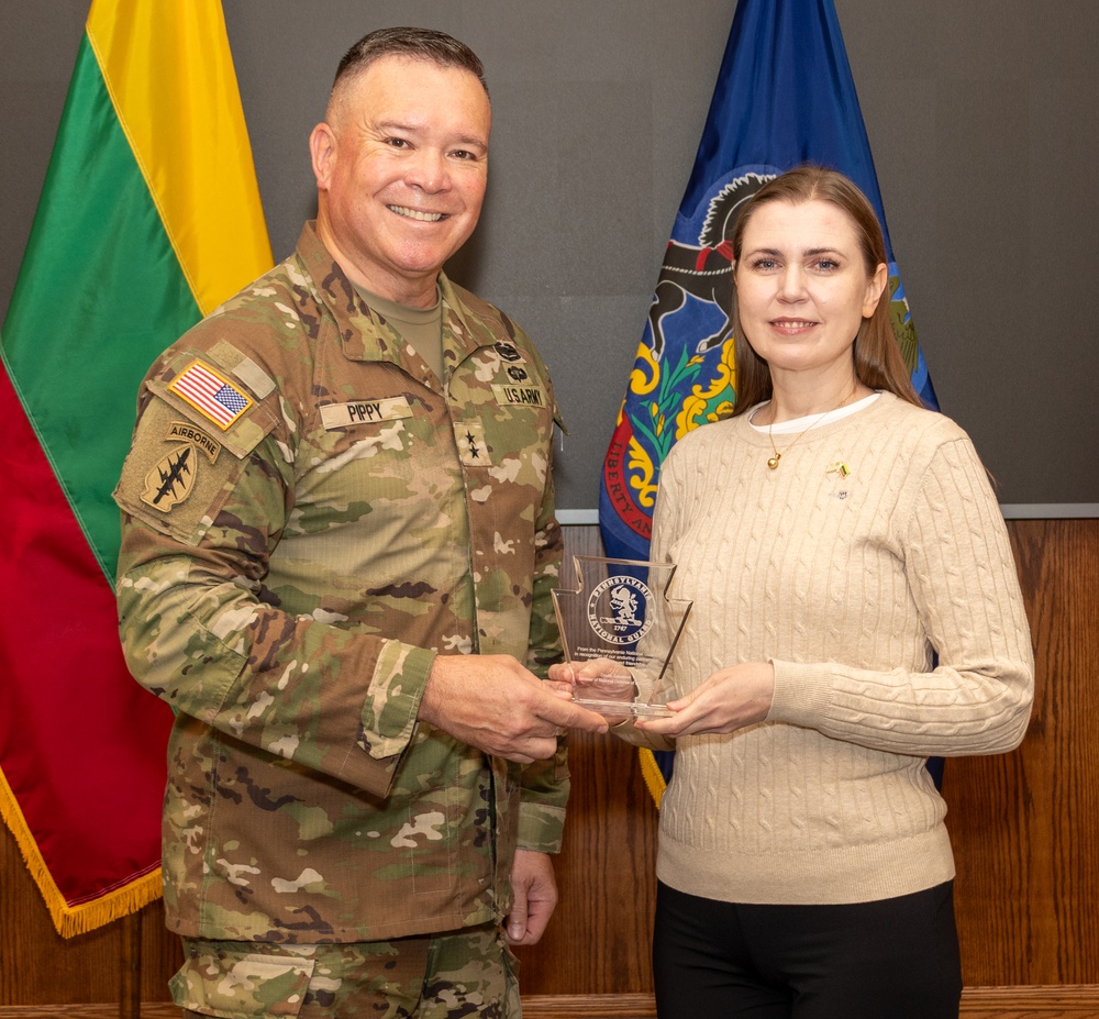 Pa. National Guard hosts Lithuania’s Minister of National Defense