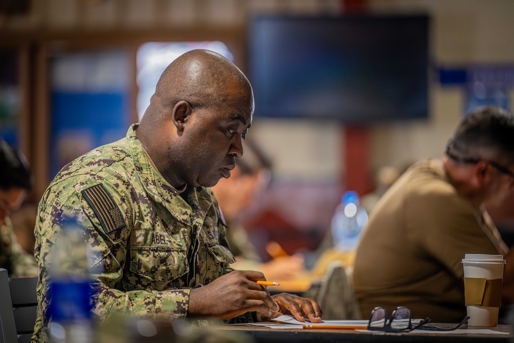 Sailors Assigned to Camp Lemonnier take Navy-Wide Advancement Exam