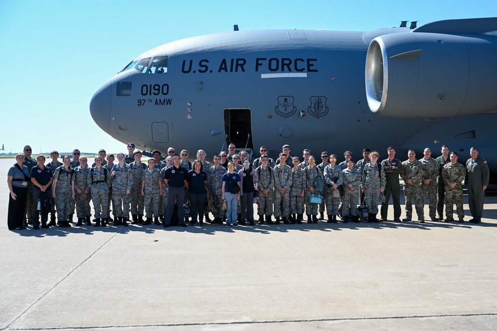 Civil Air Patrol takes flight with Altus C-17 crew