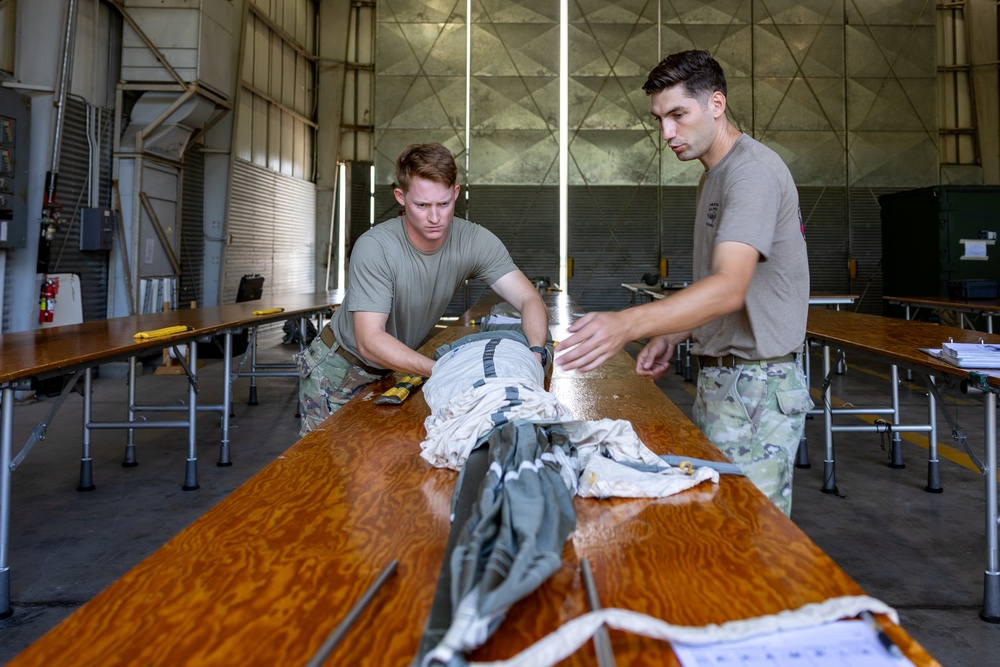 861st Parachute Riggers execute airborne operations