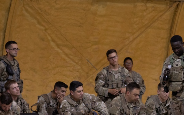 10th Mountain Division Exectutes a Combined Arms Rehearsal prior to JRTC