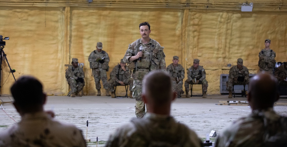 10th Mountain Division Exectutes a Combined Arms Rehearsal prior to JRTC