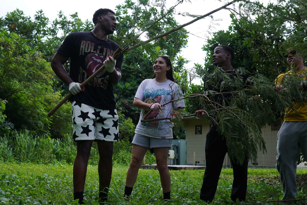 Camp Blaz Marines assist with Asan Ridge Trail Maintenance