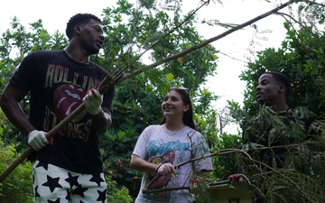 Camp Blaz Marines assist with Asan Ridge Trail Maintenance