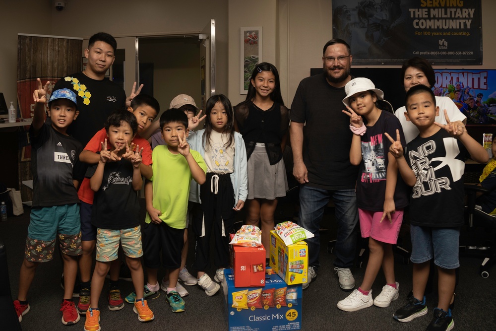 Morinoko Children Center Tours Battle of Okinawa Museum and Interacts with U.S. Marines Aboard Camp Kinser