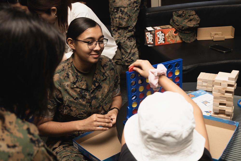 Morinoko Children Center Tours Battle of Okinawa Museum and Interacts with U.S. Marines Aboard Camp Kinser