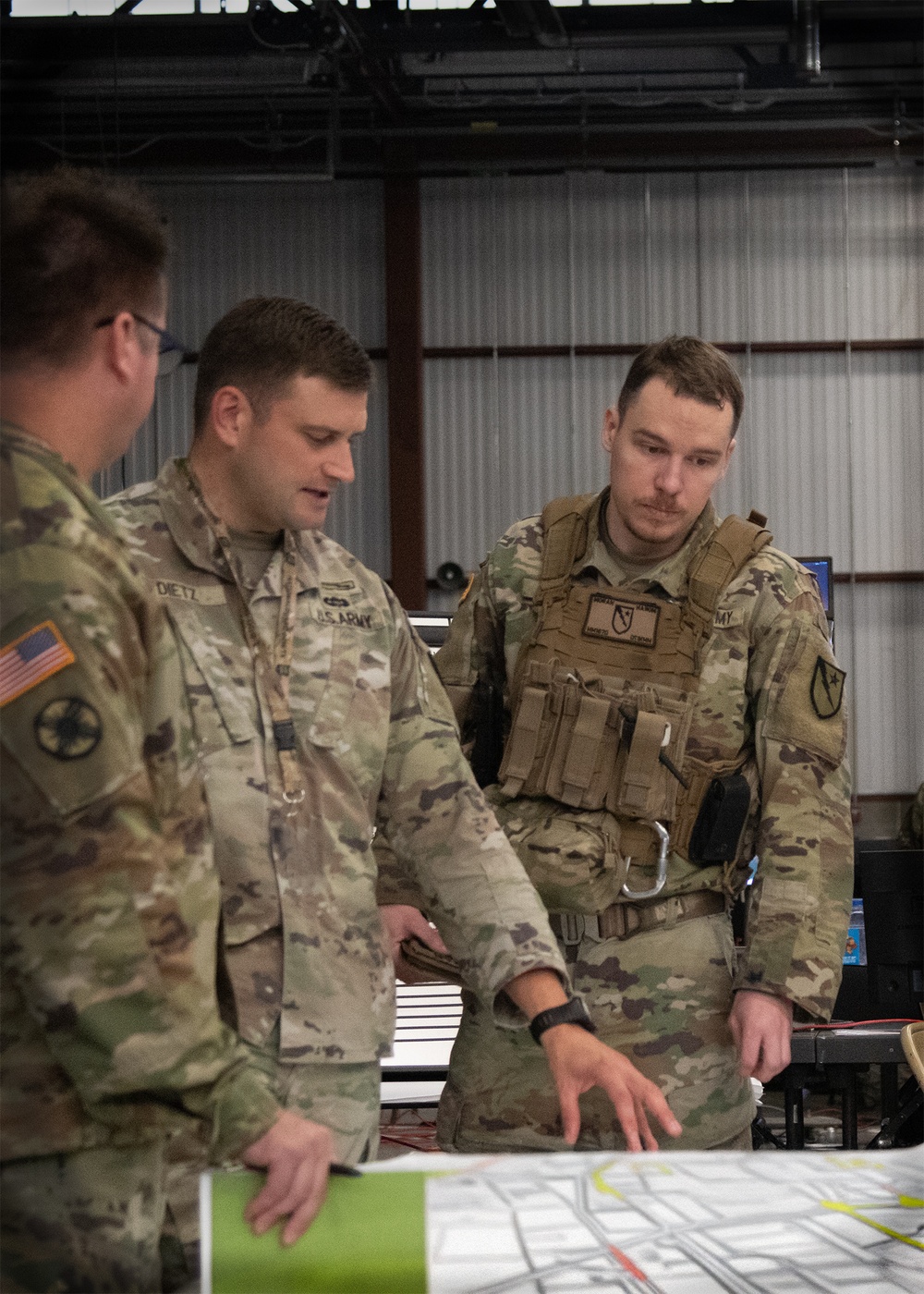 36th Infantry Division sharpens battle command in Warfighter exercise at Camp Atterbury
