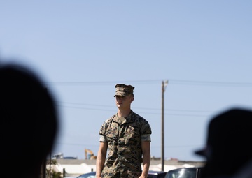 Kamimotobu After-School Children’s Club students tour Camp Schwab