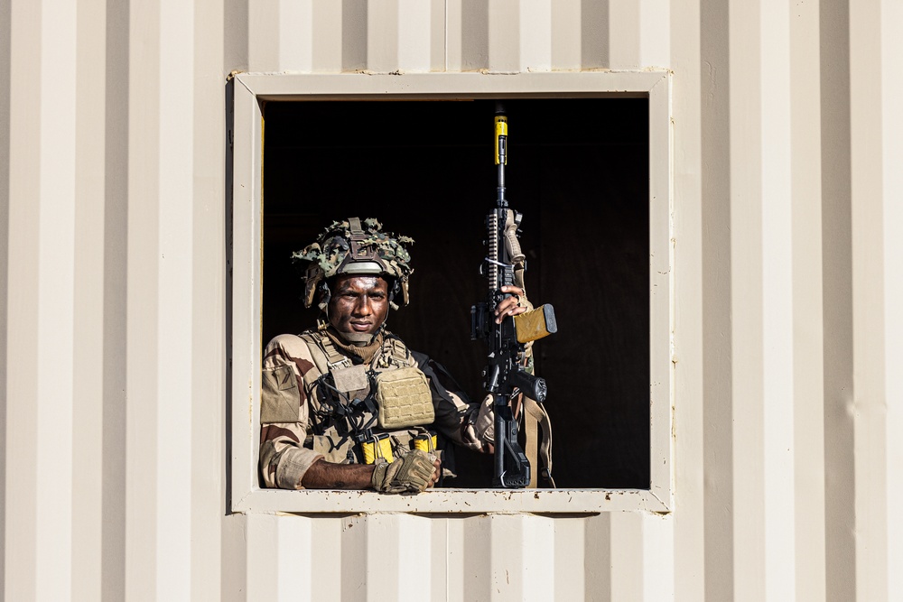 SLTE 4-25: Legionnaires Conduct Close Quarter Training
