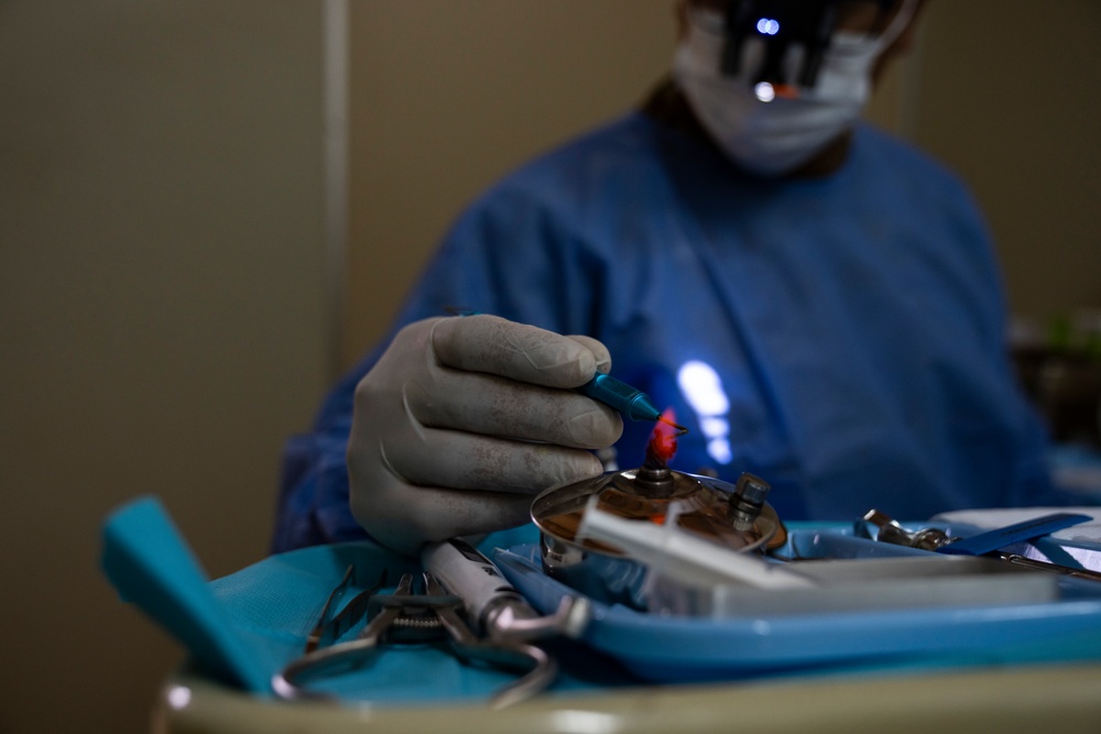 U.S., Paraguayan dental teams perform first endodontic procedures during AMISTAD 2025